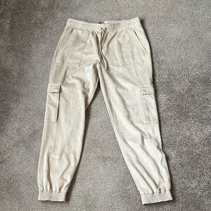 Suede cargo joggers - Size M